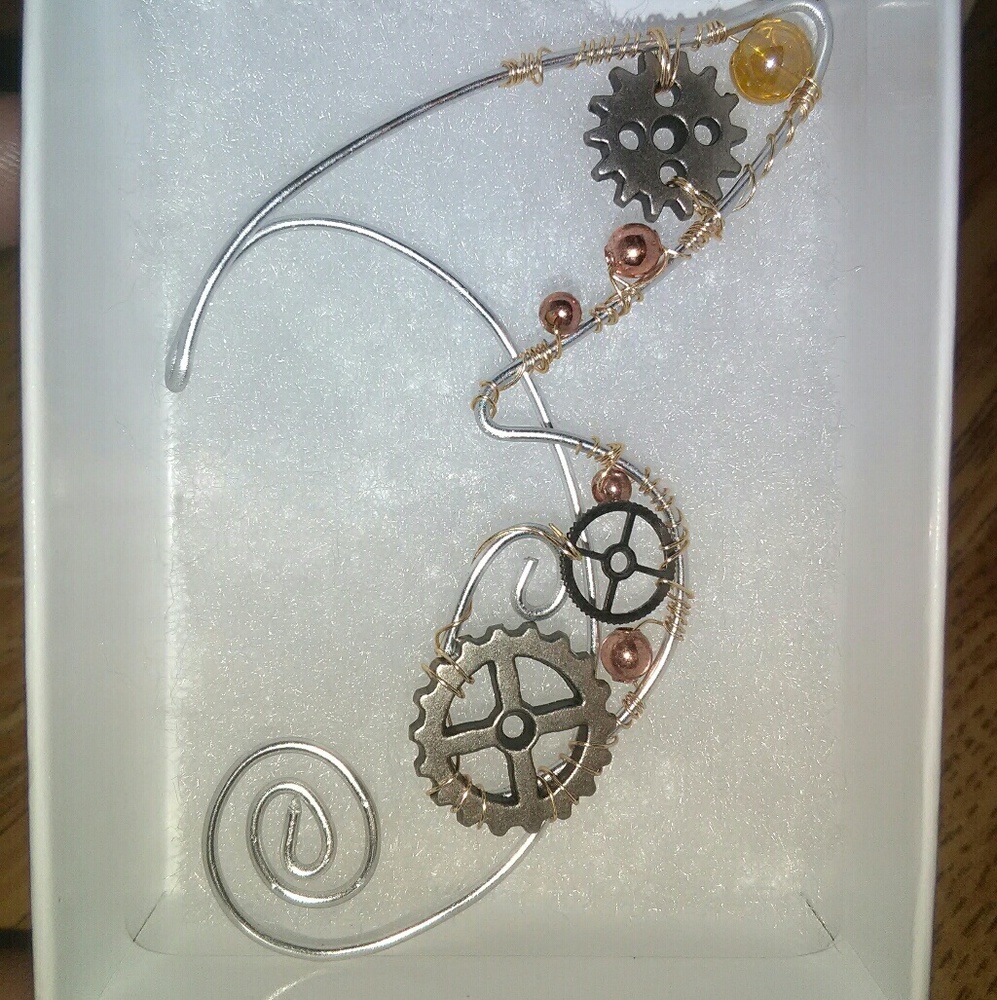 SOLD SOLD SOLD Steam punk fairy earcuff